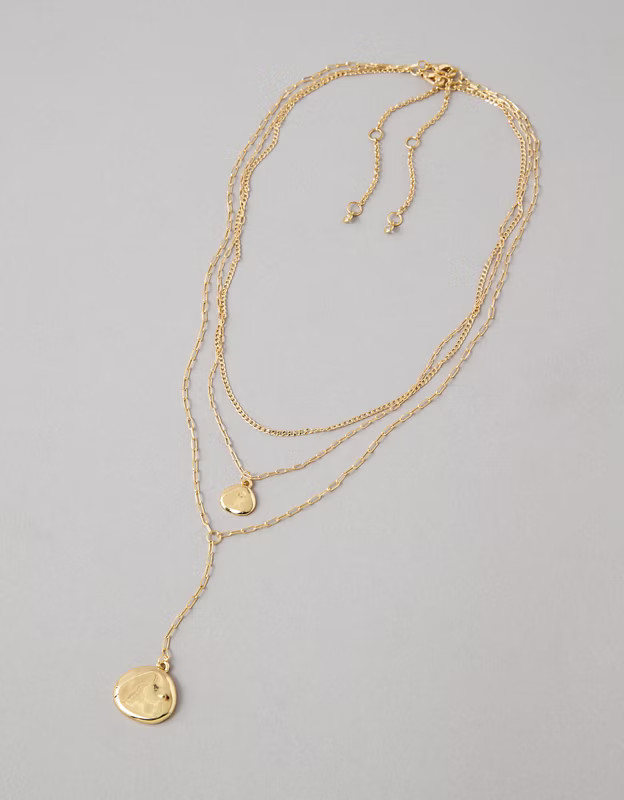 AEO Disc Necklace 2-Pack | American Eagle Outfitters (US & CA)