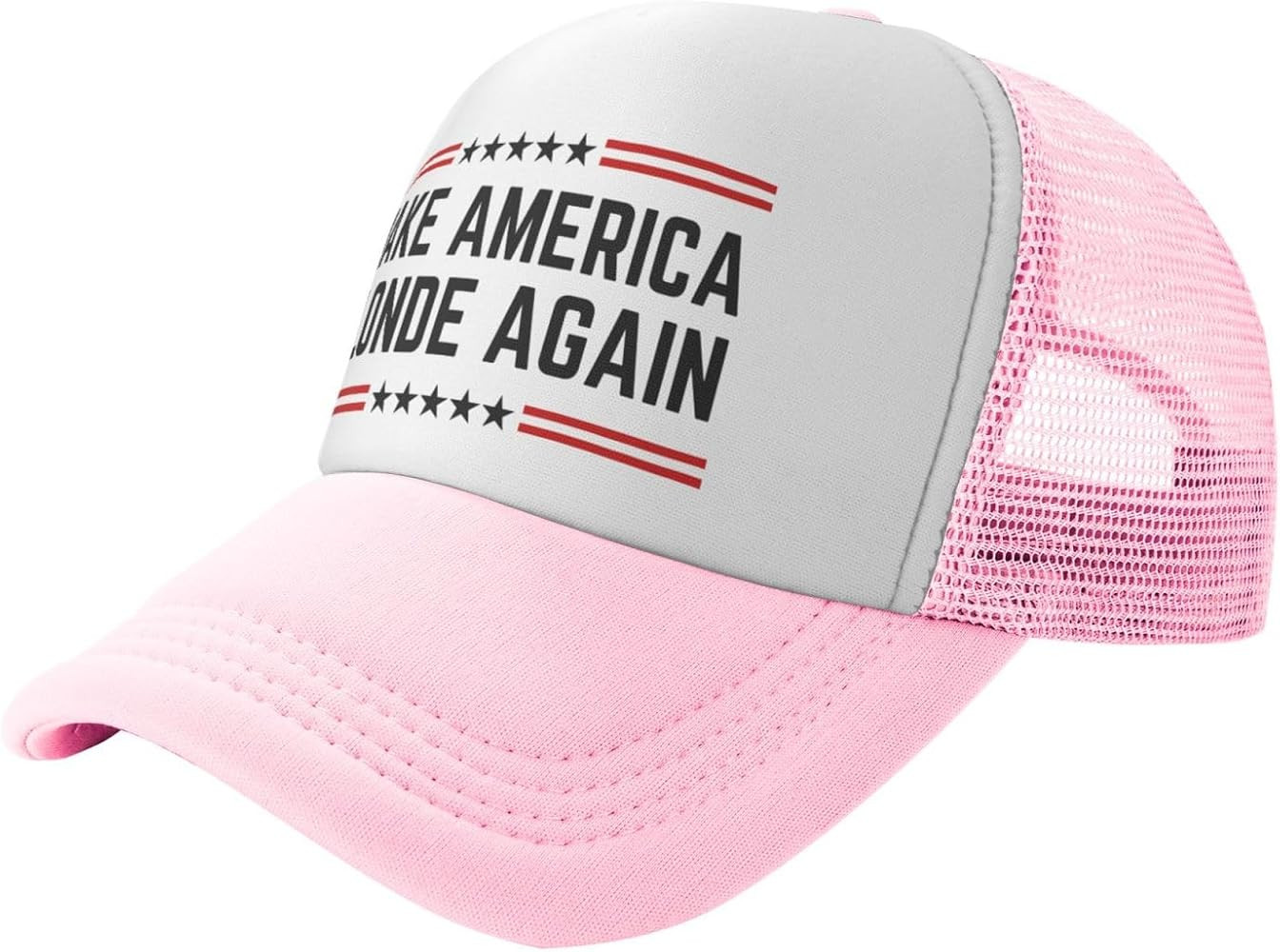 Make America Blonde Again Mesh Hat 2024 Baseball Cap Trucker Hat | Amazon (US)