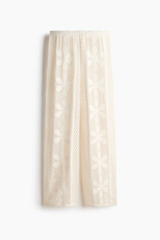 H & M - Lace Jersey Pants - White | H&M (US + CA)