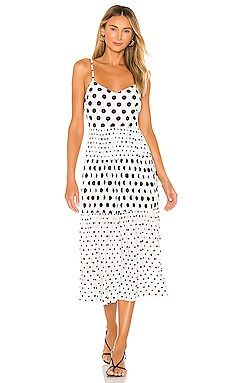 Lovers + Friends Palm Midi Dress in Mixed Polka Dot from Revolve.com | Revolve Clothing (Global)
