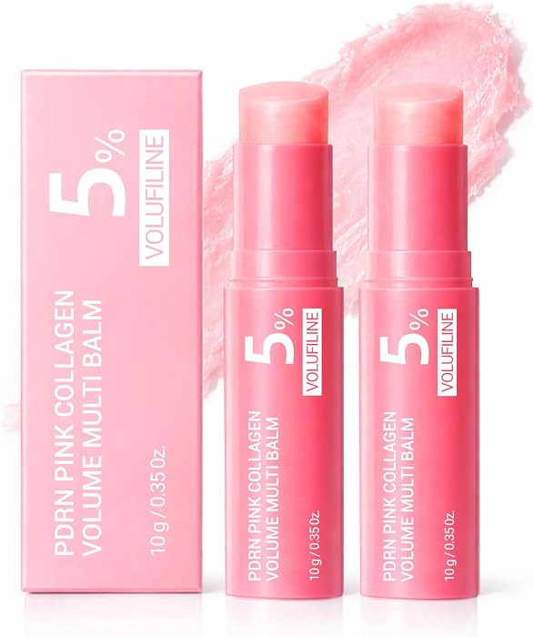 PDRN Pink Collagen Volume Multi Balm Stick - Collagen Wrinkle Stick Face & Body Balm for Under-Ey... | Amazon (US)