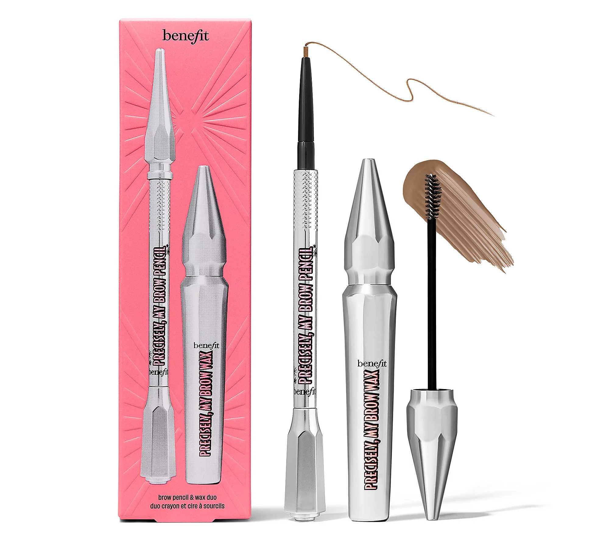 Benefit Precisely, My Brow Pack Brow Pencil & W ax Duo | QVC