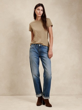 SUPIMA® Crew-Neck T-Shirt | Banana Republic (US)