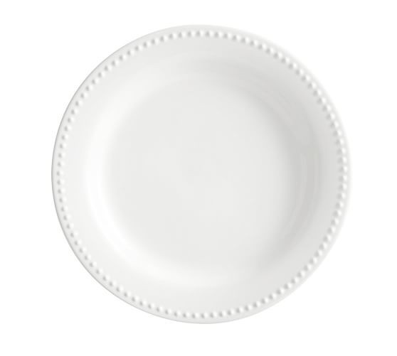 Emma Dinner Plate, Set of 4 - White | Pottery Barn (US)