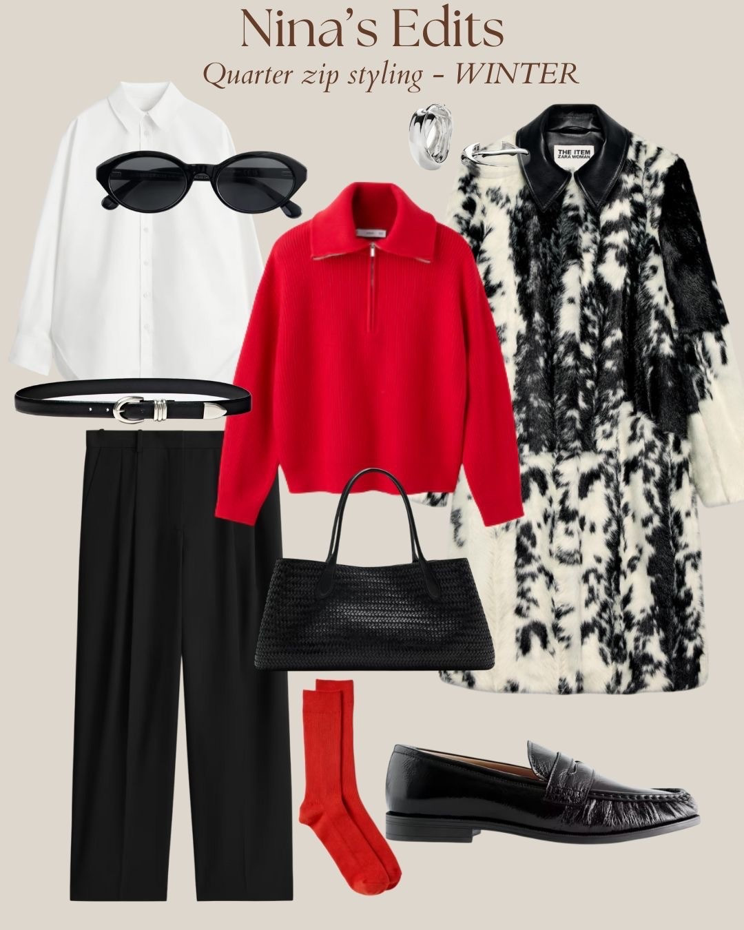 Quarter zip styling - Winter colour palette 

#LTKuk #LTKFashionMonth #LTKspring