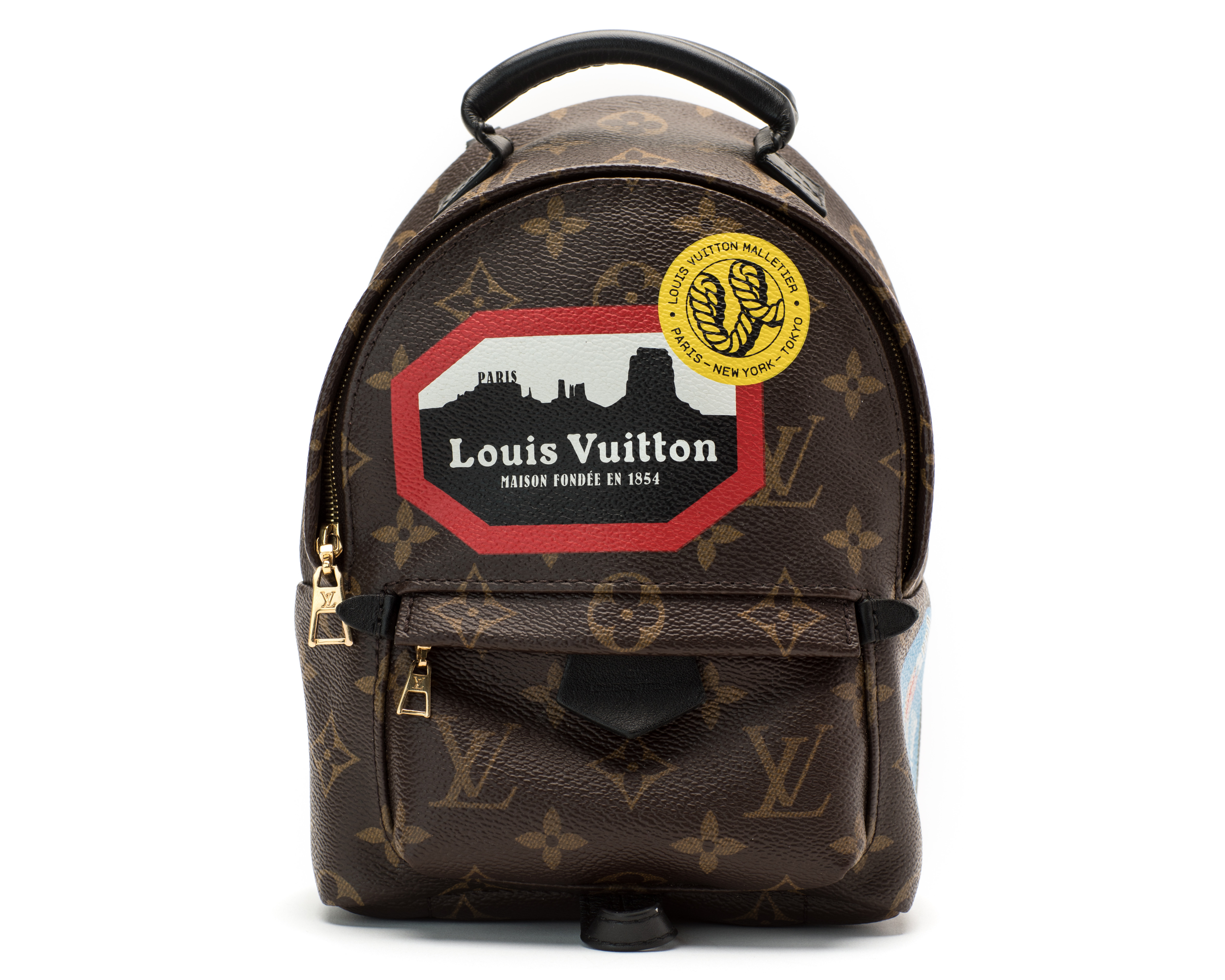 Louis Vuitton Palm Springs Monogram World Tour Mini Brown | StockX