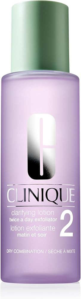 Clinique 3-Step Clarifying Lotion Face Exfoliator For Dry Combination Skin Types | Amazon (US)