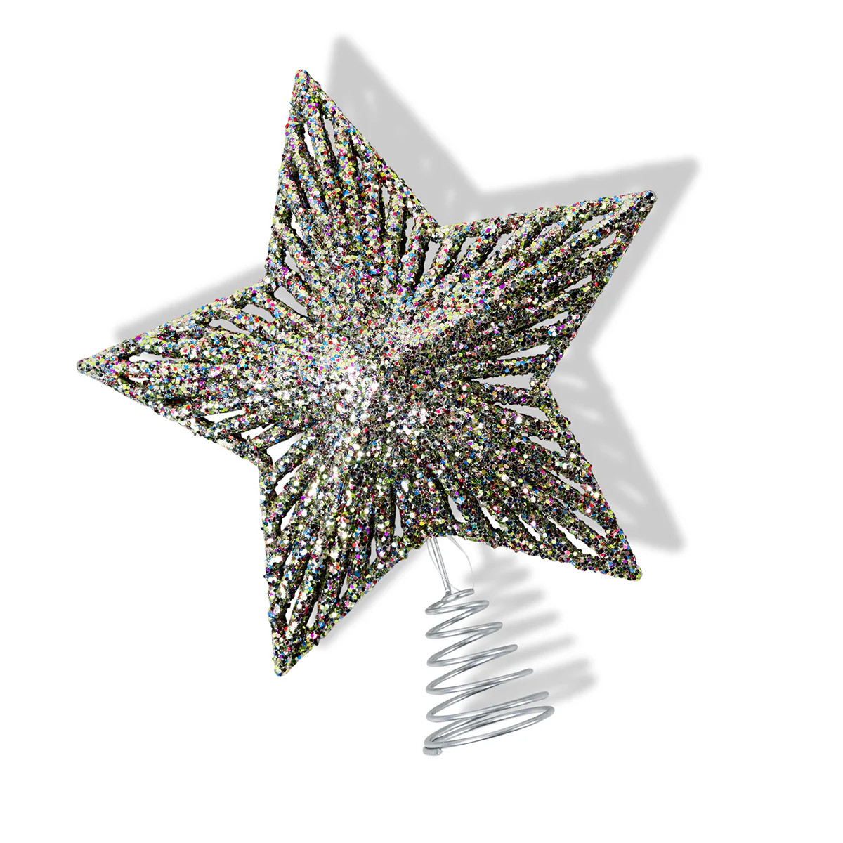 Furbish Studio - Rainbow Glitter Star Tree Topper | Furbish Studio