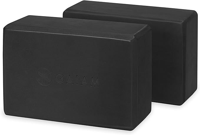 Gaiam Essentials Yoga Block (Set Of 2) – Supportive, Soft Non-Slip Foam Surface For Yoga, Pilat... | Amazon (US)
