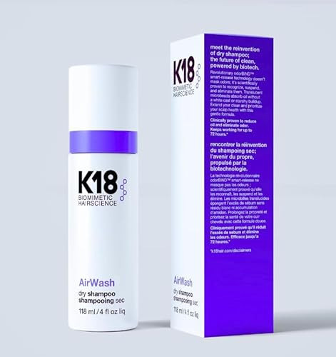 K-18 Biomimetic Hair Science Air - Wash Dry Shampoo - Hair Renewal for all Hair Types - 4oz - (118 ml) - Unisex | Amazon (US)