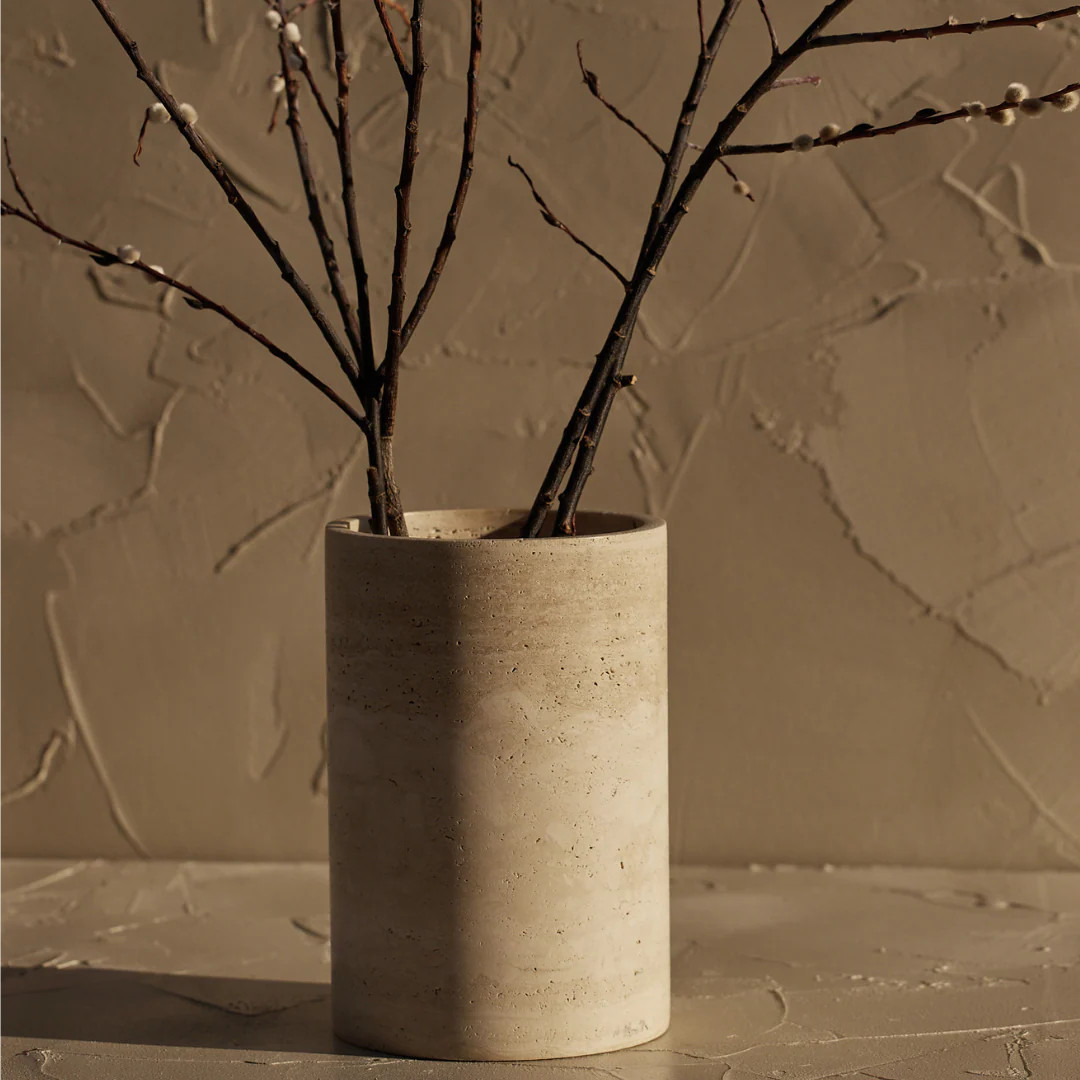 Large Travertine Bin | StyleMeGHD