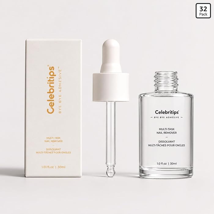 Bye Bye Adhesive\u2122 | Press-On Nail Remover | Odorless, Non-toxic, Gentle | 30ml (1.01 fl.oz) | Amazon (US)