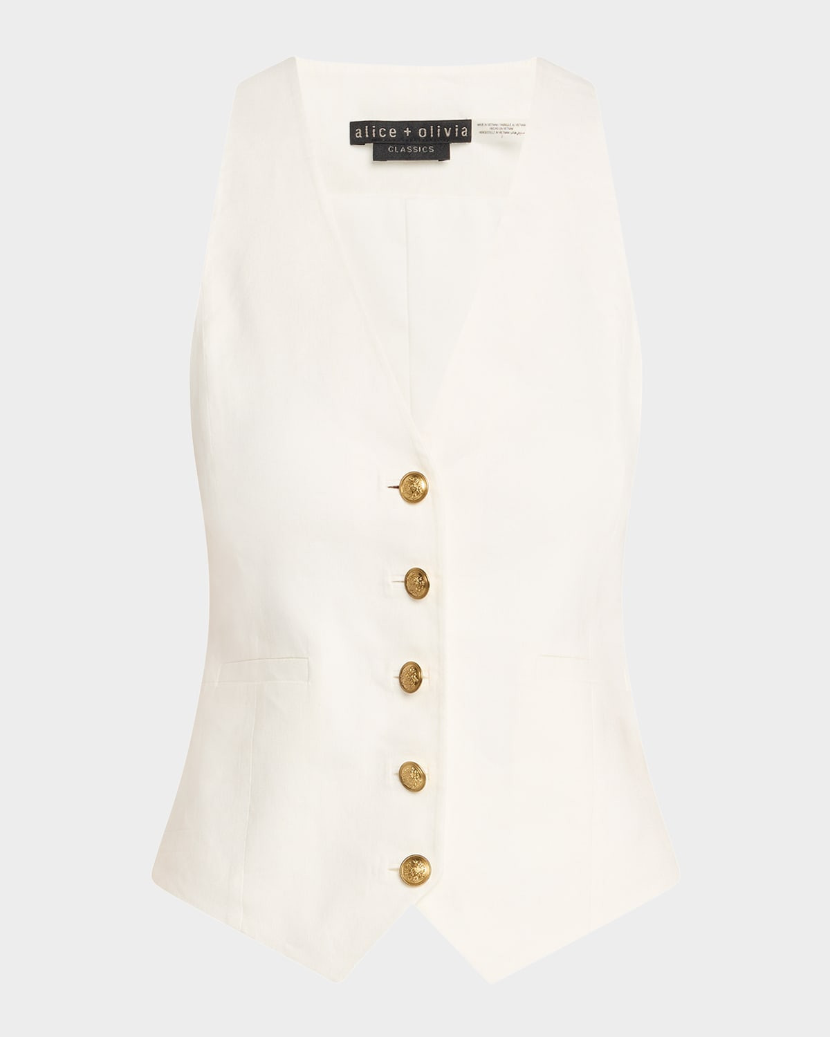 Mazie Deep V-Neck Vest | Neiman Marcus