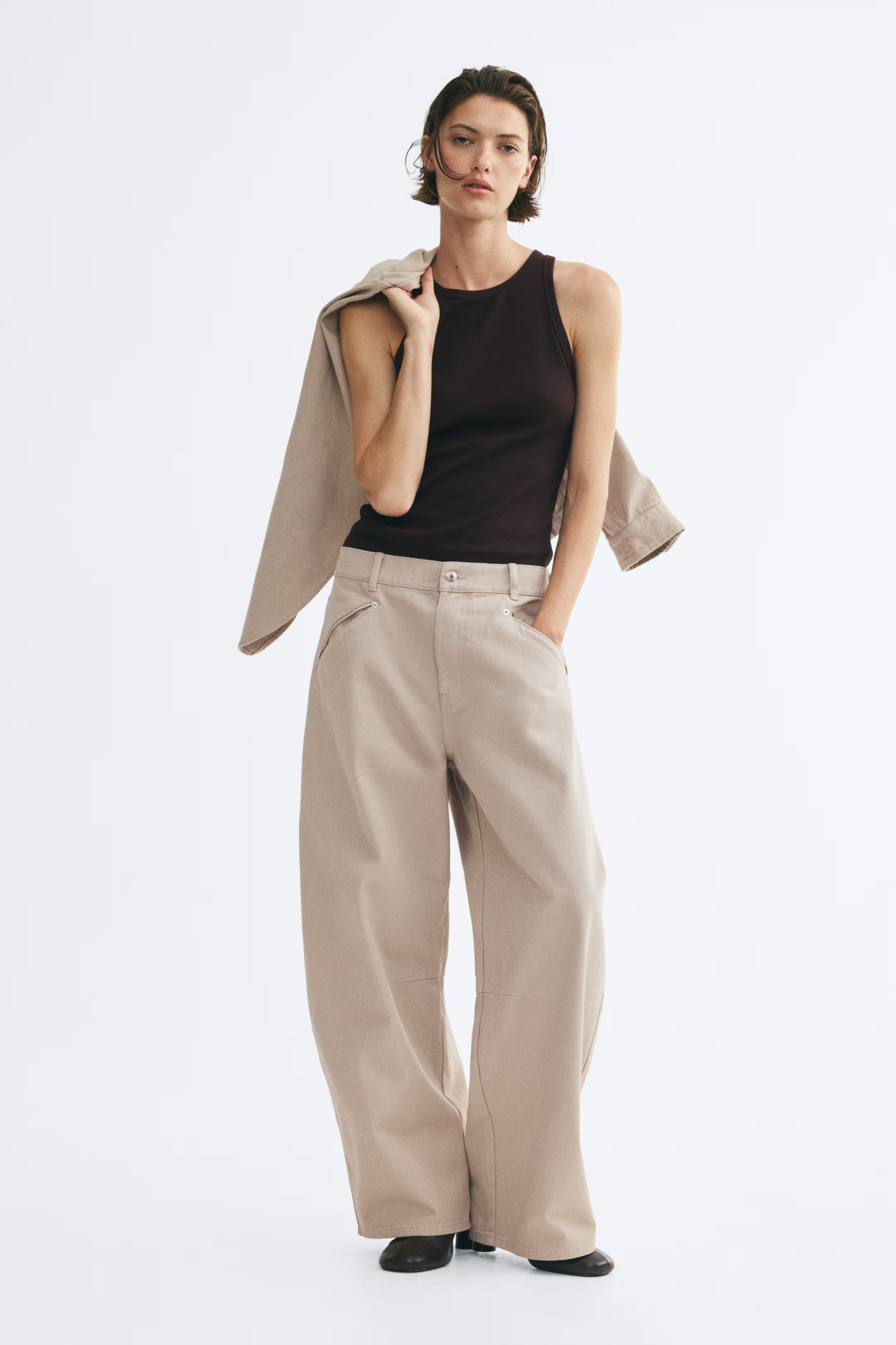 Barrel Regular Waist Jeans | H&M (DE, AT, CH, NL, FI)