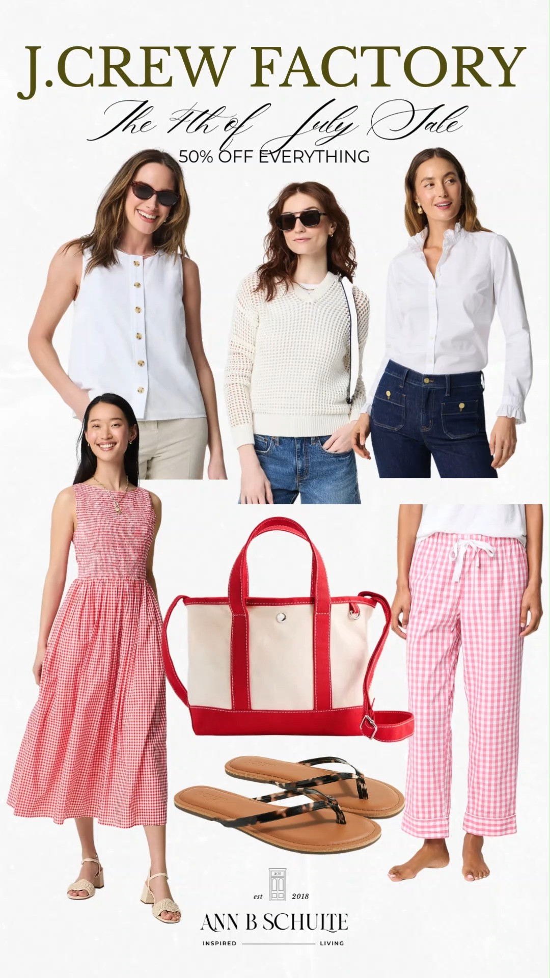 J.Crew Factory’s Fourth of July sale is bringing fireworks to the closet with 50% off everything and plenty of sunny style favorites to celebrate. 🇺🇸☀️🛍️ #JcrewFactory #FourthOfJulySale #SummerFashion #CasualStyle #WeekendLooks #AffordableFashion #EverydayOutfits #StyleFinds #LTKsale #HolidayStyle
 

 #LTKootd #LTKSaleAlert