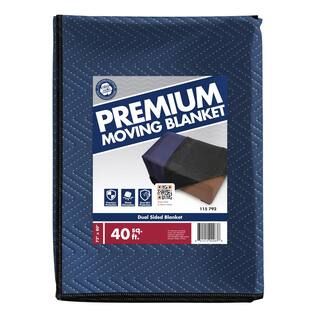 Pratt Retail Specialties 80 in. L x 72 in. W Premium Moving Blanket 7007004 - The Home Depot | The Home Depot