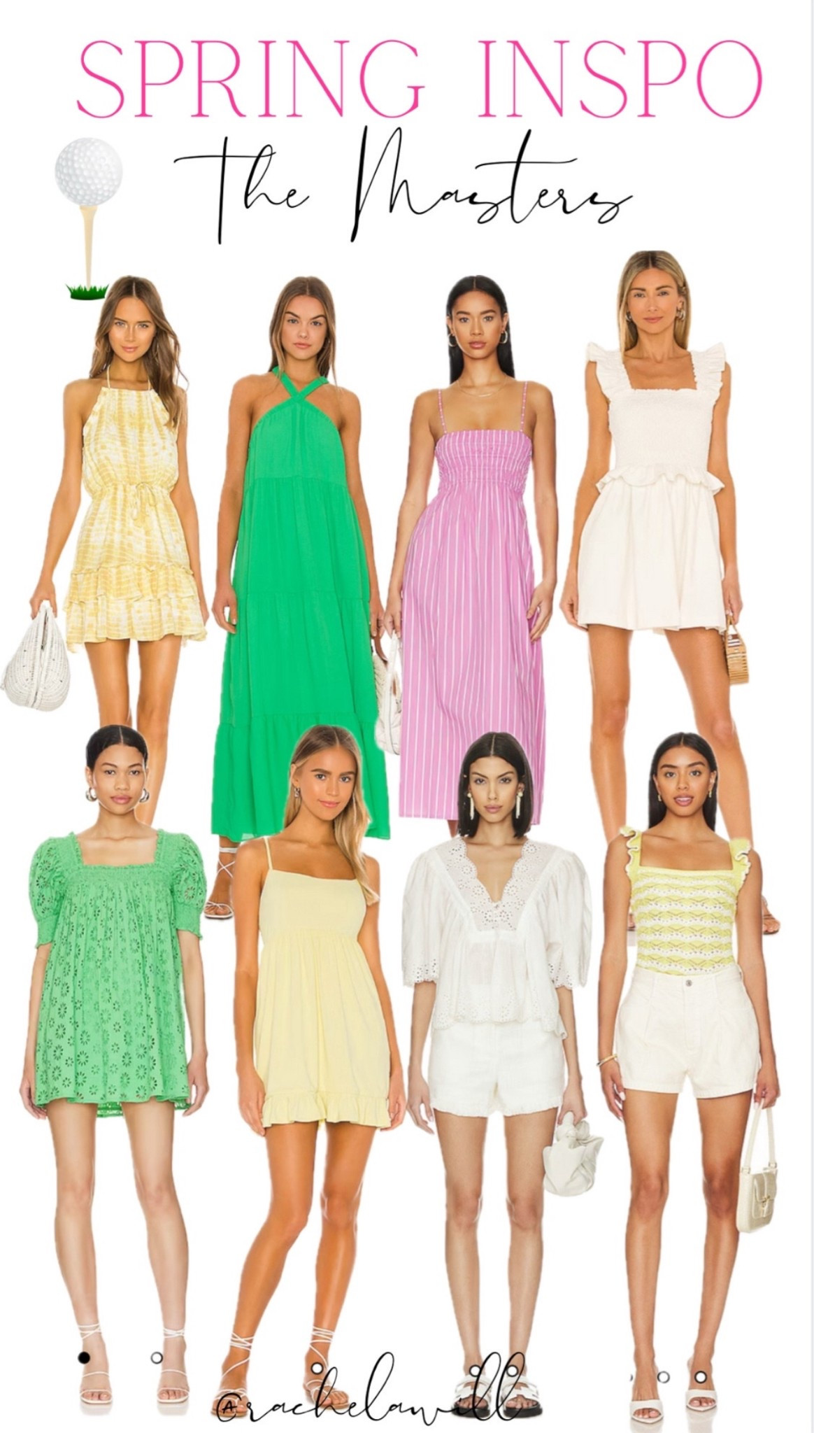 The Masters Outfit Inspo ⛳️

How fun are these! 

#themasters #mastersoutfit #golf #themastersgolf #themastersoutfit #goldtornament #golfing 

#LTKSeasonal #LTKtravel