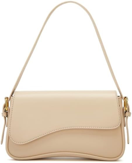 Amszke Shoulder Bag for Women Y2K Crossbody Purse PU Leather Underarm Handbag 2 Adjustable Strap ... | Amazon (US)