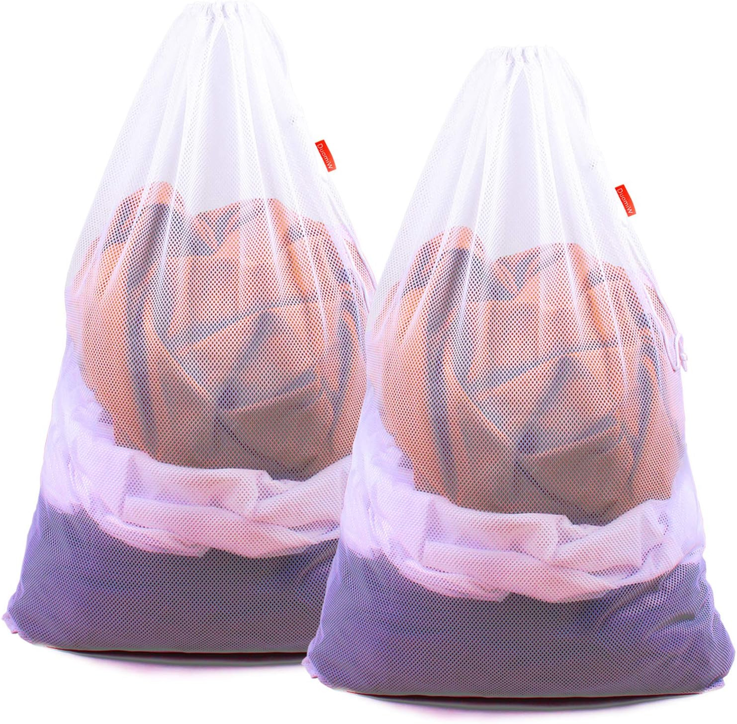 Mesh Laundry Bag Heavy Duty Drawstring Bag, Factories, College, Dorm, Travel and Apartment Dwelle... | Amazon (US)