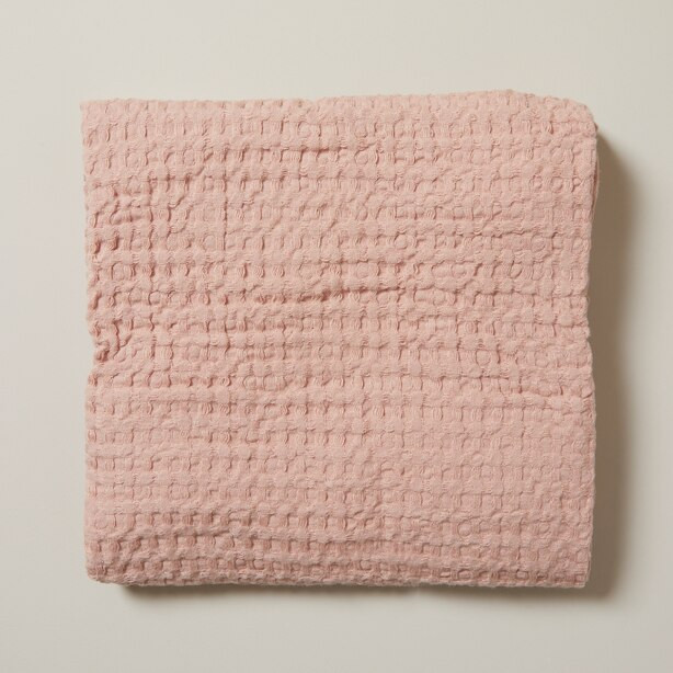 WAFFLE BLANKET, BLUSH | Indigo (CA)