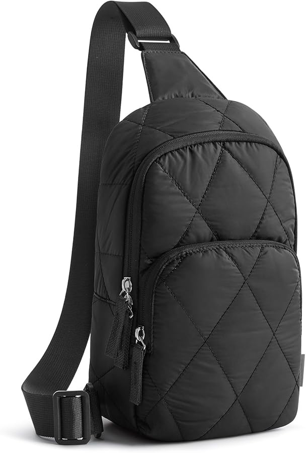 G4Free Sling Bag for Women, Casual Quilted Puffer Crossbody Purse Lightweight Fanny Packs for Dai... | Amazon (US)