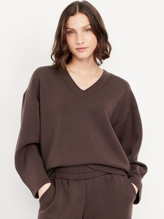 Bounce Fleece Cocoon Sweatshirt | Old Navy (US)
