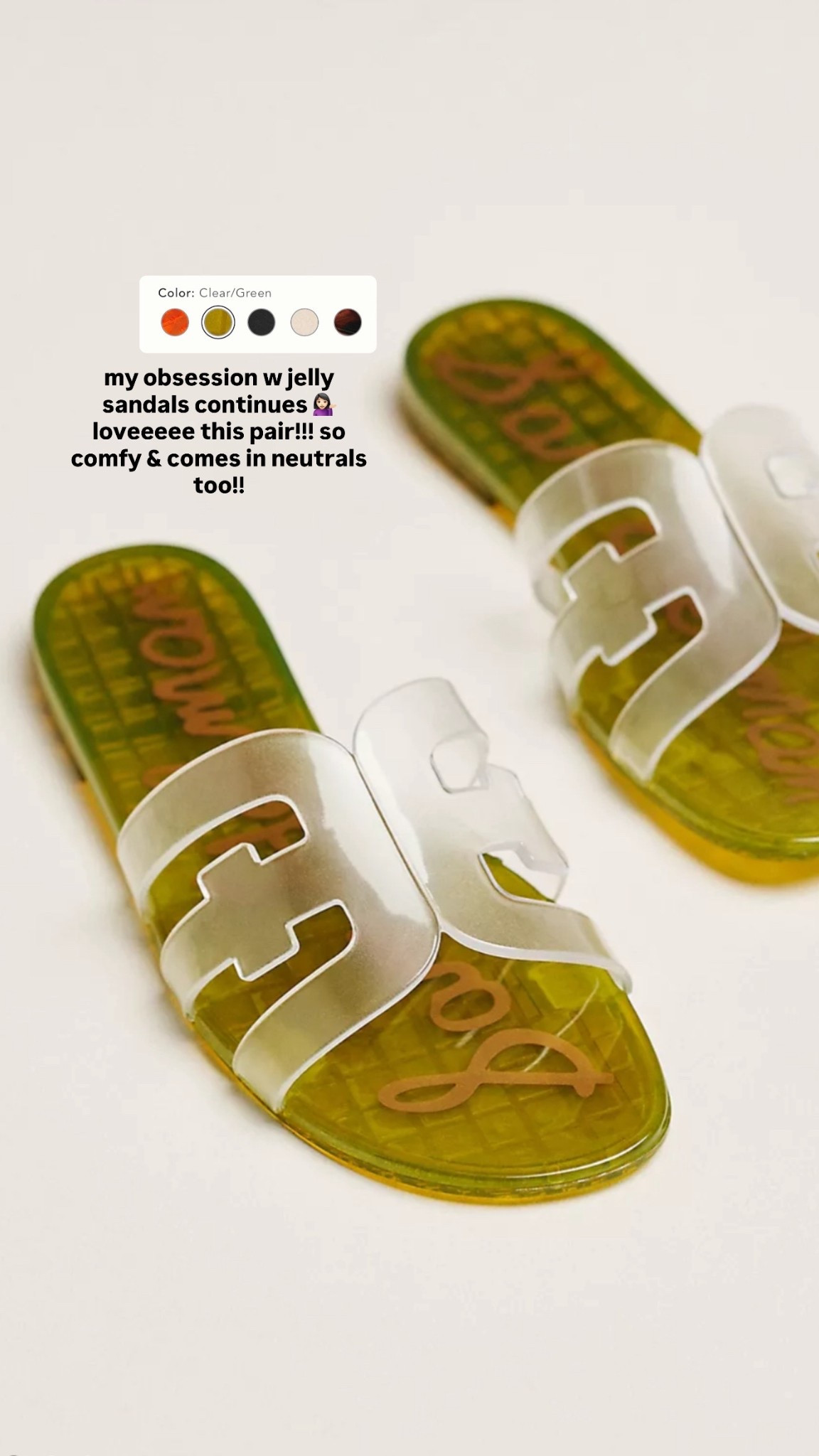 Cutie jelly slide sandals for spring summer! Fit tts imo go up if inbtwn 

#LTKootd #LTKdayinmylife #LTKgrwm