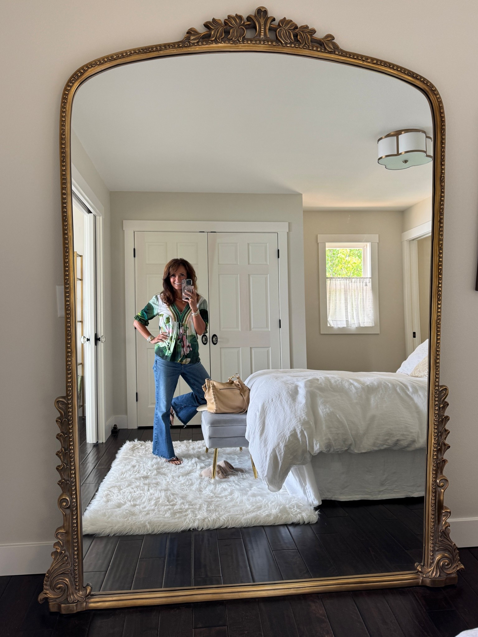 Summer outfit and decor inspo. 
kimbentley, AG, Anthropologie, 

#LTKHome #LTKPetite #LTKOver40