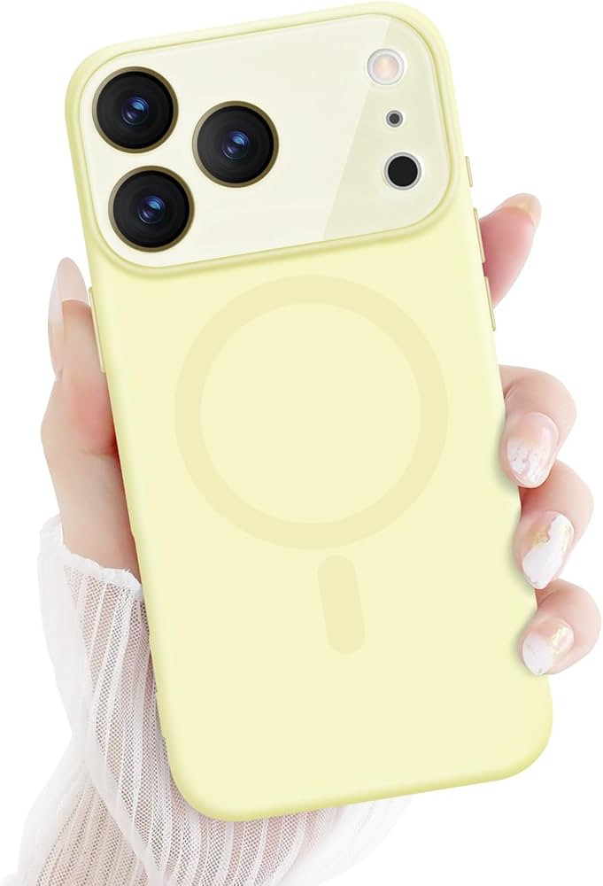 Newseego for iPhone 17 Pro Magnetic Case, Cute Soft Liquid Silicone Case for Women Girls Men Anti... | Amazon (US)