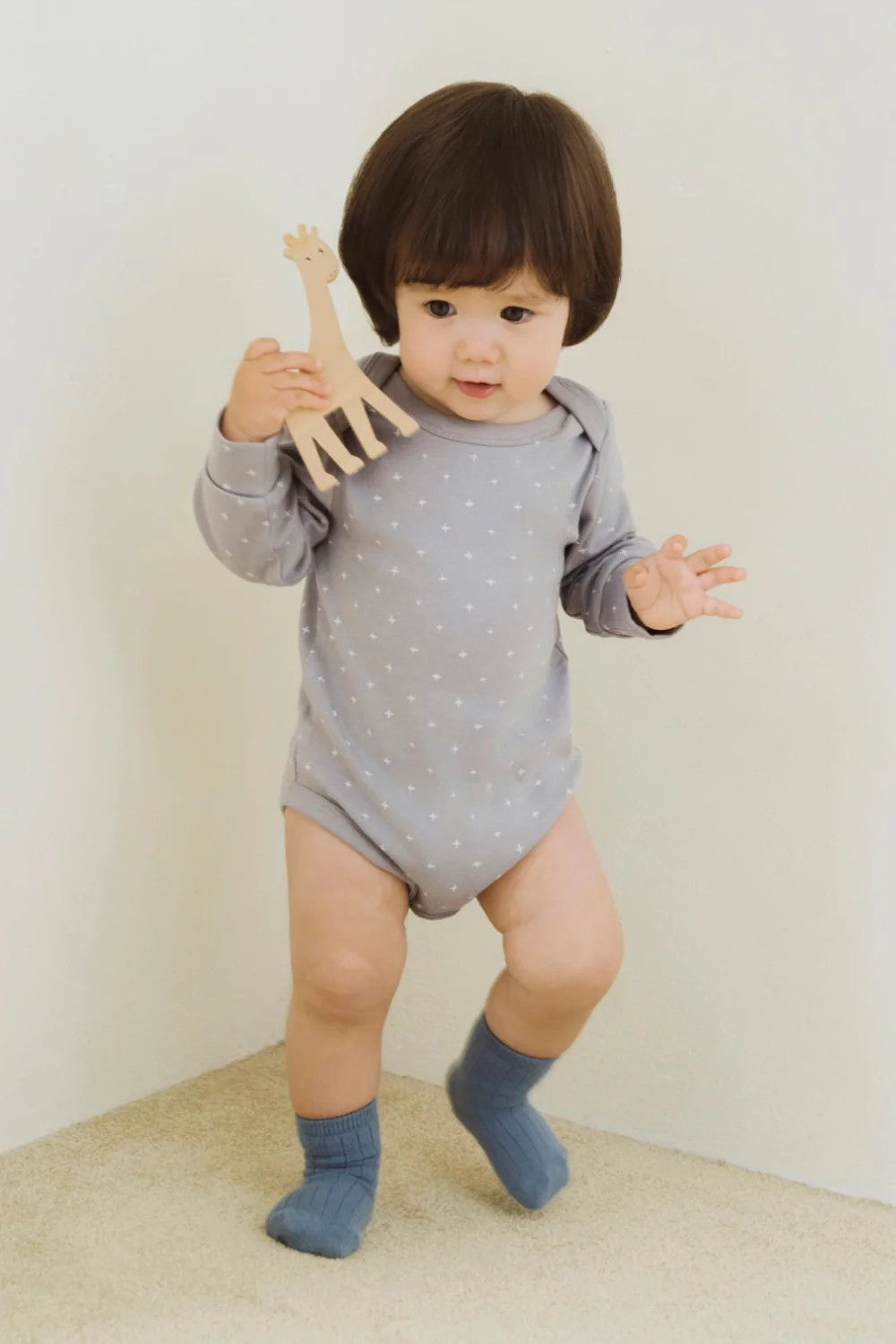 Modal Ultra-Soft Bodysuit [Shoulder Snap, 18/24M] [TOG: 0.26] | Konny Baby