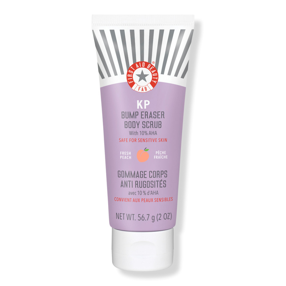 First Aid Beauty Travel Size KP Bump Eraser Body Scrub with 10% AHA - Fresh Peach | Ulta