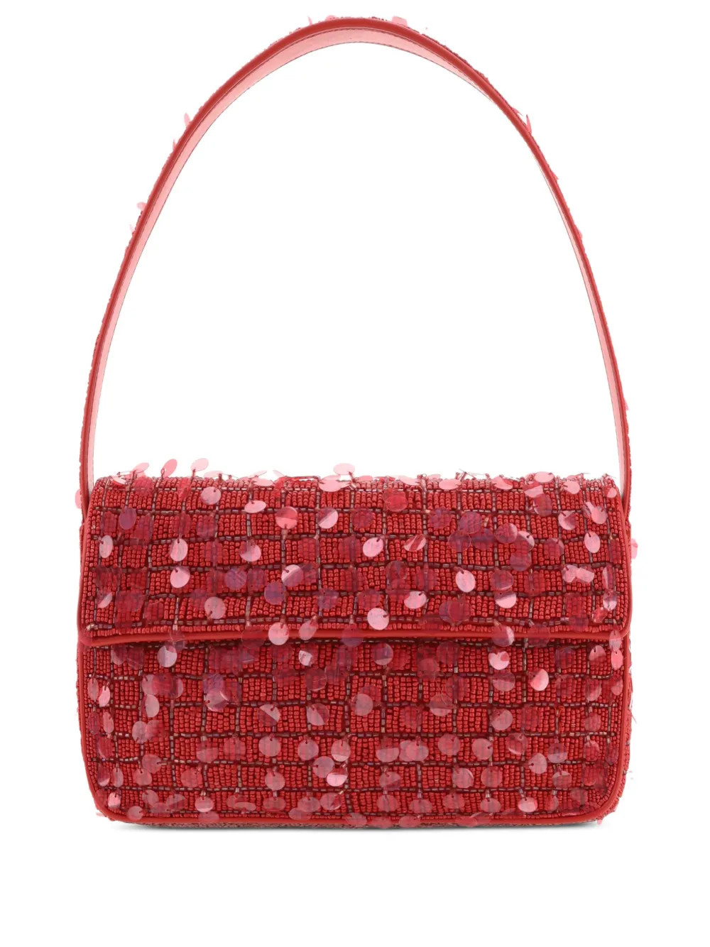 STAUD Tommy Shoulder Bag | Red | FARFETCH DZ | Farfetch Global