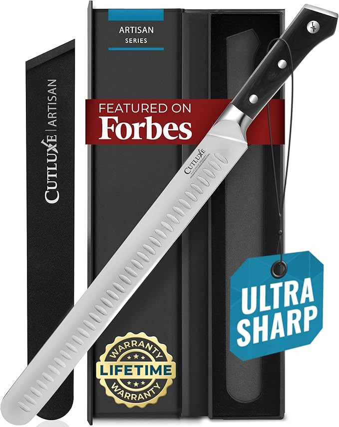 Cutluxe Brisket Knife – 12" Carving & Slicing Knife for Meat & BBQ – Razor Sharp German Steel... | Amazon (US)