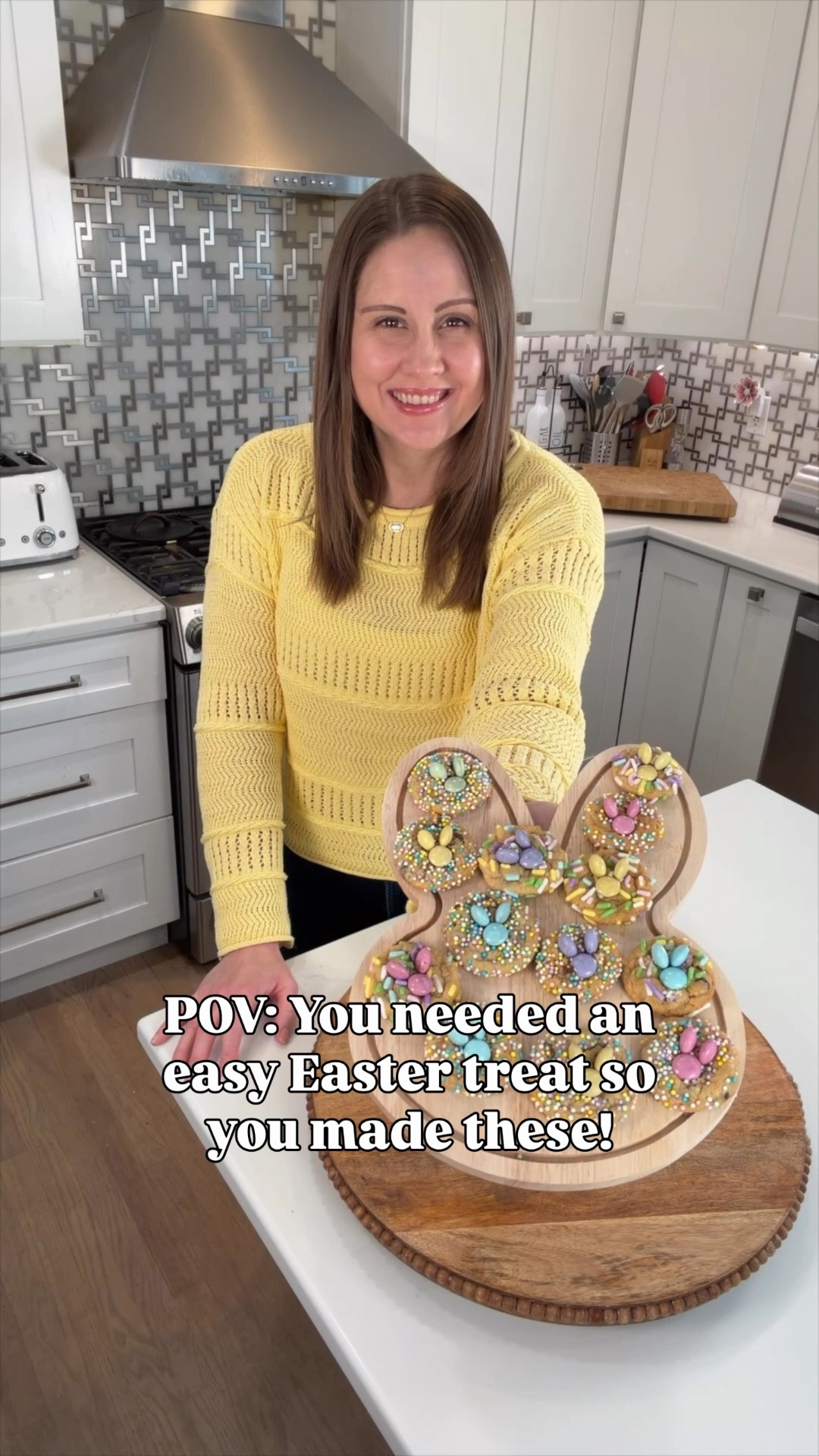 Bunny Cookie Bites are the easiest little Easter treat… and they disappear FAST 🐰🍪✨

I kept it super simple with premade cookie dough, turned them into mini bites, and rolled them in sprinkles for that fun, festive look. Once baked, each one gets topped with the cutest bunny-shaped candy for the perfect sweet finish 🫶

They’re colorful, bite-sized, and so fun for Easter baskets, parties, or a quick treat to make with the kids!

#EasterTreats #EasyDesserts #SpringBaking #EasterDessert #BunnyTreats #HolidayBaking #LTKFamily

#LTKfoodie #LTKSeasonal #LTKHome