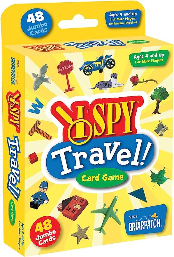 I SPY Travel Card Game for Kids, Entertain Children on a Long Road Trip with a Hunt and Seek Card... | Amazon (US)