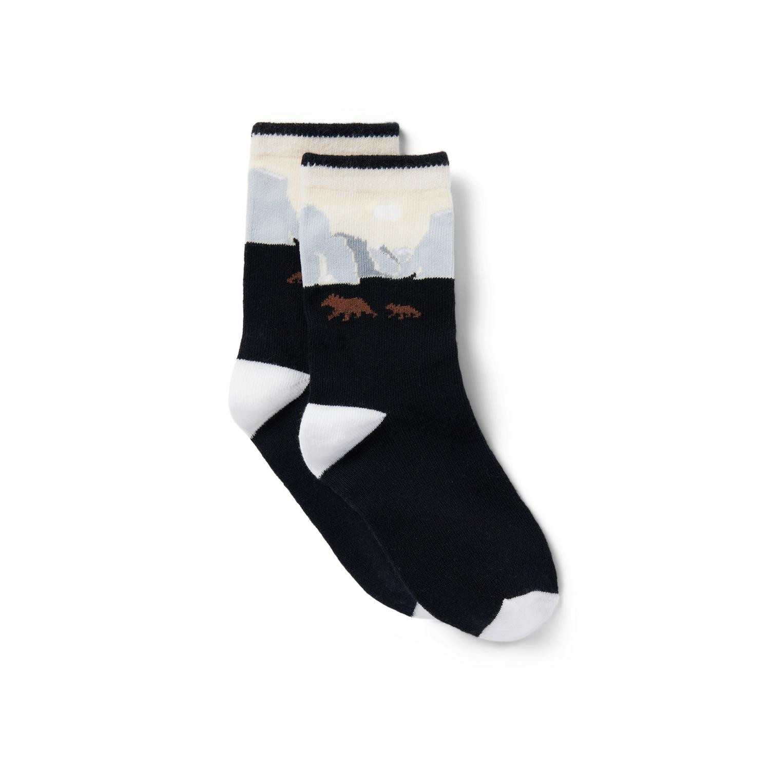 Mountain Bear Sock | Janie and Jack