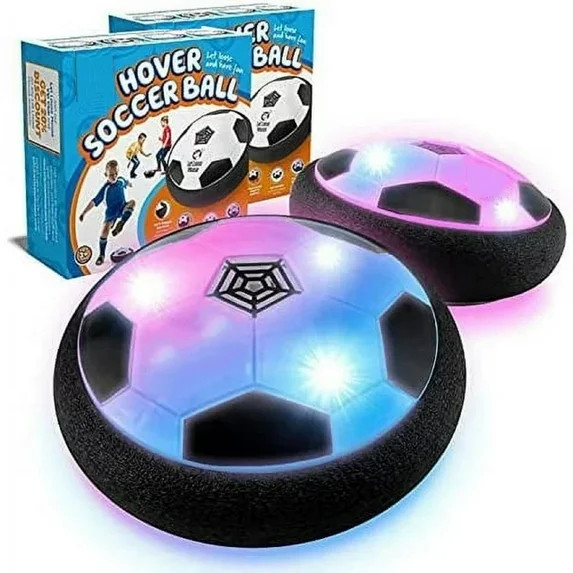 2 Pack Hover Soccer Ball Toys for Kids, Indoor Outdoor Creative Soccer Toys with Foam Bumper and ... | Walmart (US)