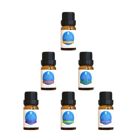 Pursonic Pure 6 Pack Essential Aroma Oil Blends | Walmart (US)