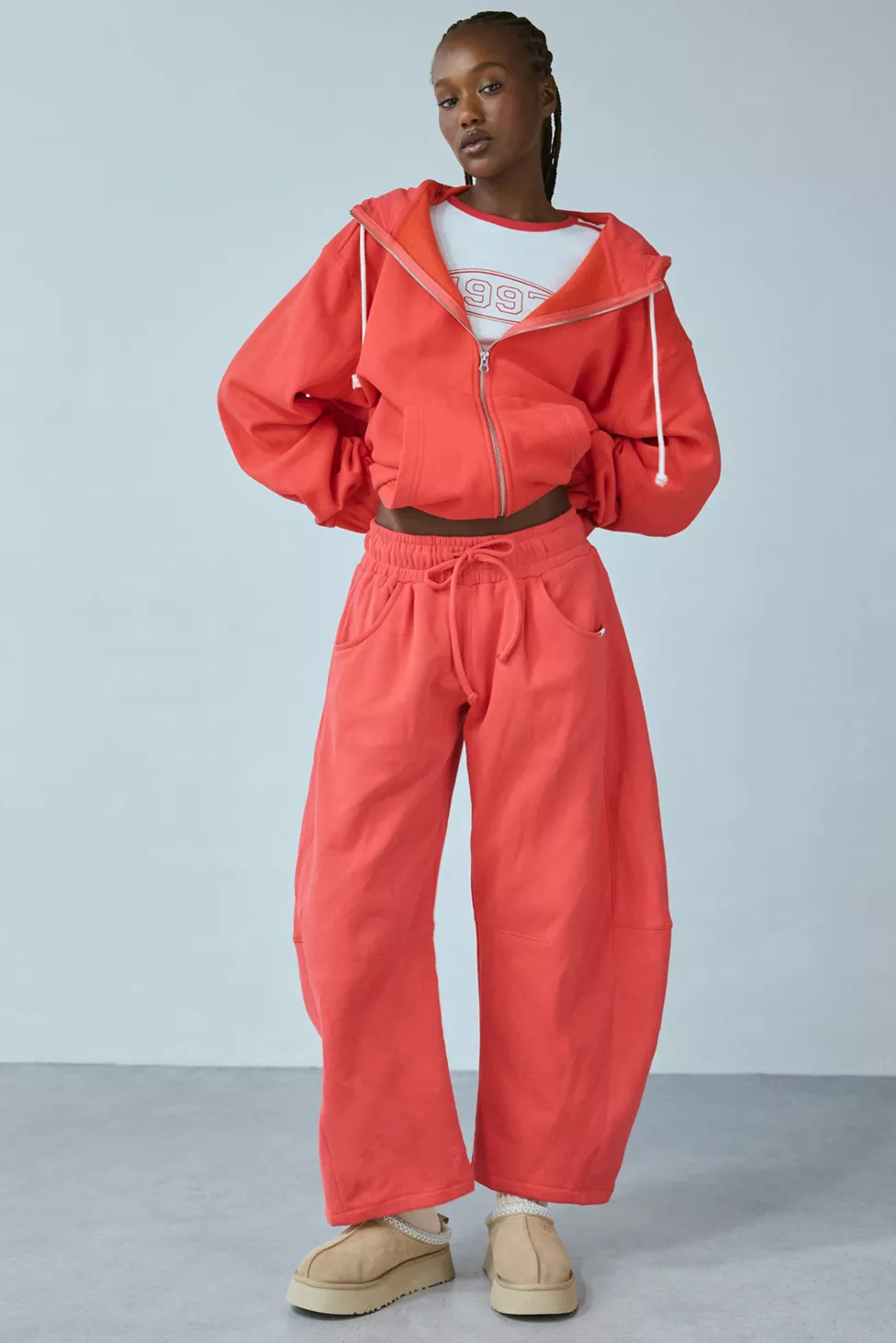 Out From Under Essential Barrel Leg Sweatpant | Urban Outfitters (US and RoW)