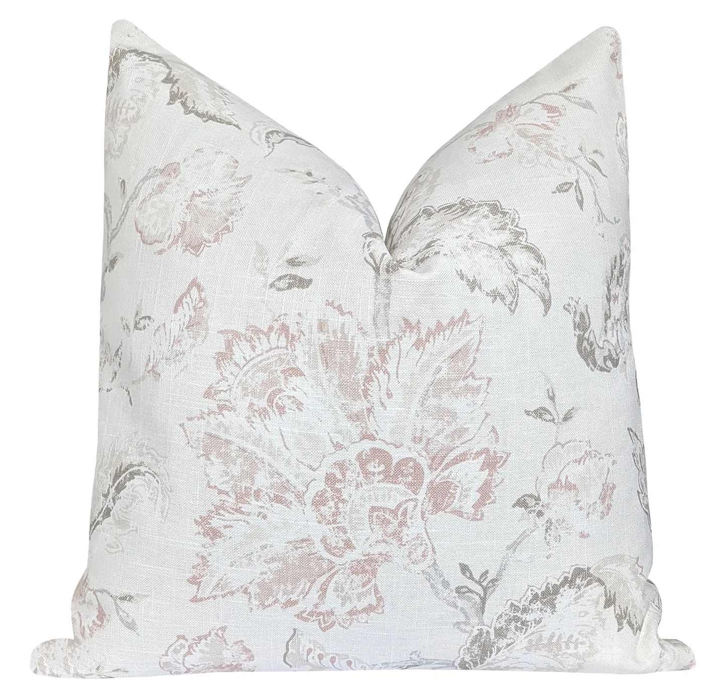 Burendale Cameo Pink Floral Pillow | Land of Pillows