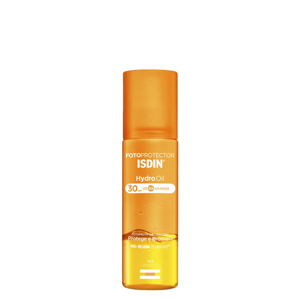Protetor Solar e Bronzeador Corporal Isdin HydroOil FPS 30 200 ml - AMOBELEZA - Produtos para Cab... | Amobeleza (BR)