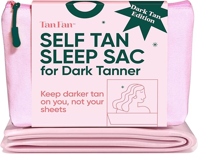 Tan Fan Self Tan Sleep Sack for Dark Tanners – Stop Fake Tanner Staining Sheets Overnight - Thi... | Amazon (US)