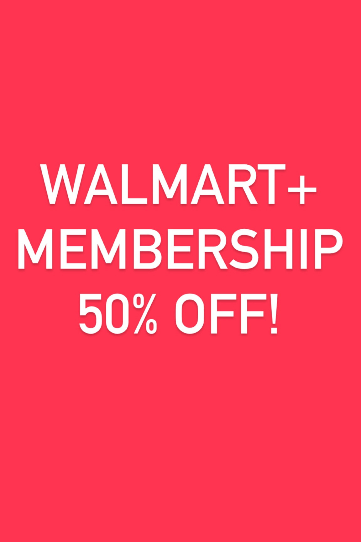 Walmart plus membership half off!!

#LTKSaleAlert #LTKFindsUnder50 #LTKCyberWeek