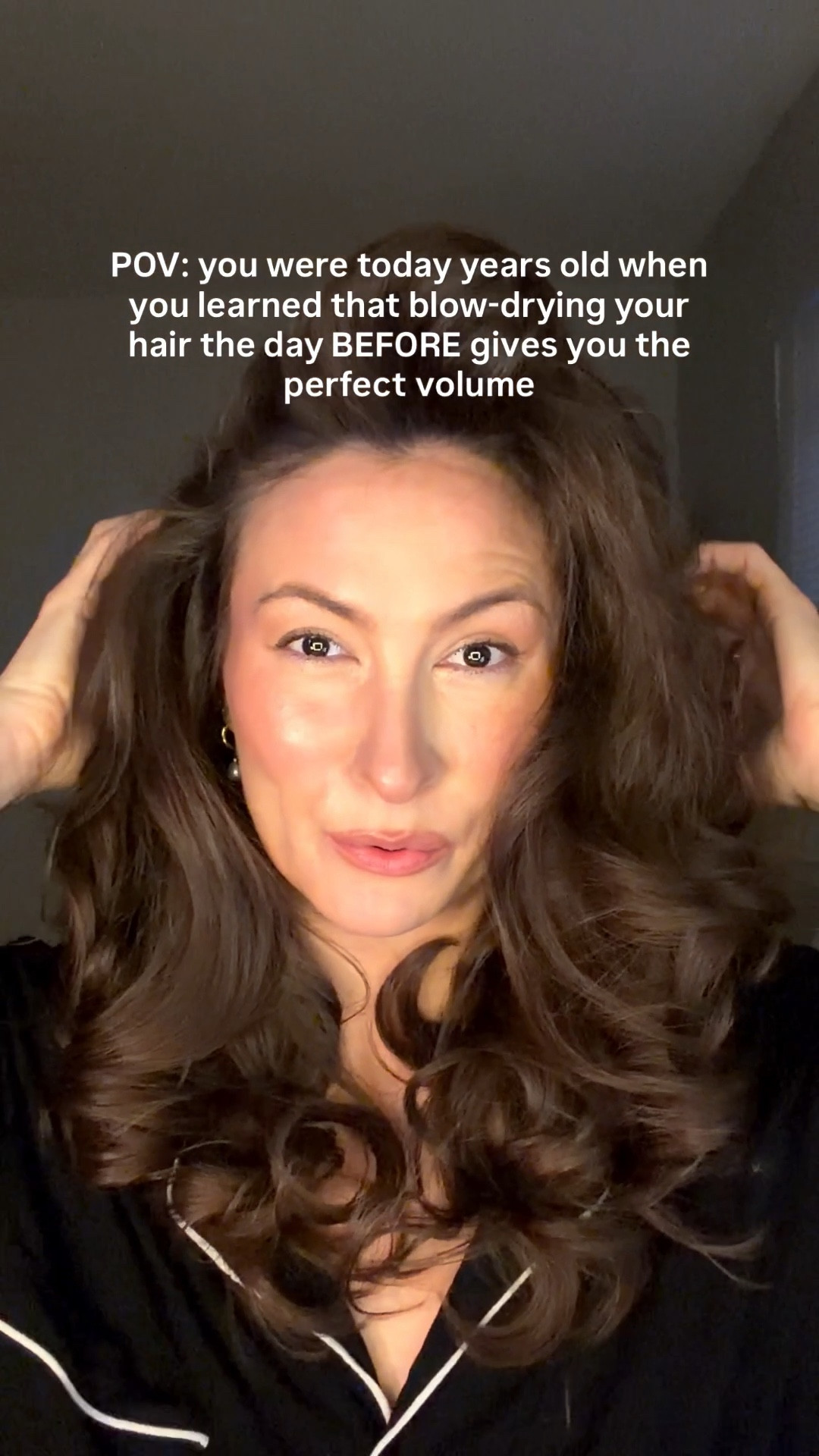 📌save this 8 step hair blowout tutorial that’s giving ✨hair goals✨

Step 1: wash your hair 

Step 2: heat protector by @tresemme

Step 3: volumizer on the roots by @aveda 

Step 4: dry up to 80% 

Step 5: total volume plumping mouse by @tresemme 

Step 6: curl w/ @dyson air wrap/long thick barrel and pin with 2 1/4 inch flat pin 

Step 7: put hair bonnet for peaceful and glamming sleep 

Step 8: take out the pins, brush out and add a little bit of @kristiness dry shampoo 

What did we miss? Maybe a little bit of @tresemme hairspray 🙈

What do you think - yay or nay? 

#LTKmorningroutine #LTKBeauty #LTKgrwm