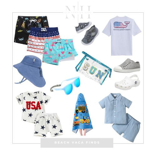 We are headed to the beach for the 4th of July this year, so I'm stocking up on all of the festive essentials! You better believe with all of these adorable, affordable finds that my boys will be matching all week long! <3 

 
