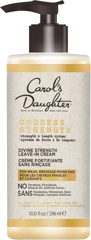 Carol's Daughter Goddess Strength Leave In Conditioner Cream, 10 Fl Oz - Strengthening and Moistu... | Amazon (US)