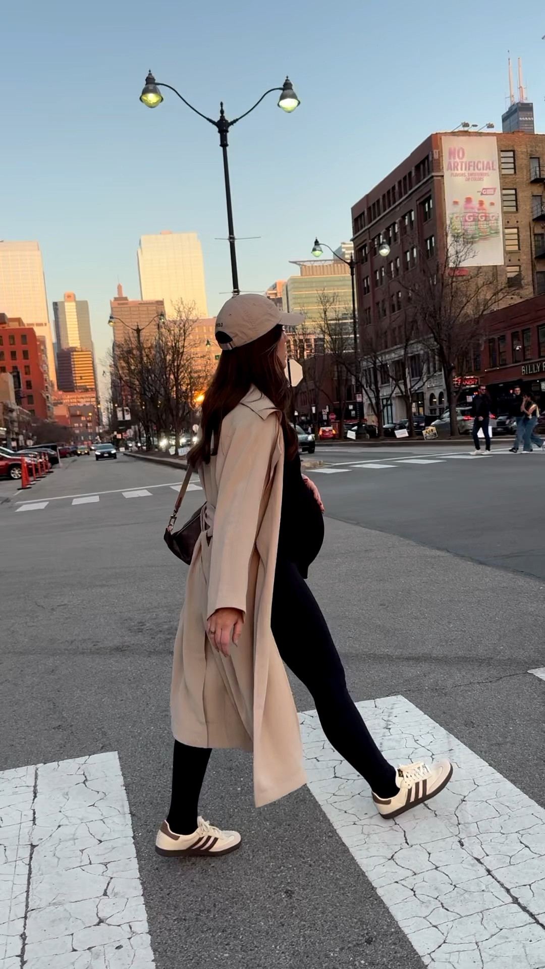 36 weeks pregnant- easy go to outfit. Can use this base layer for just about any outfit and dress up or down with the jacket and accessories of your choosing. I’m wearing a medium in the bra free tank, XS (pre pregnancy size) in the maternity leggings and XS in the trench! 

#LTKspringtrends #LTKSpringSale #LTKBump