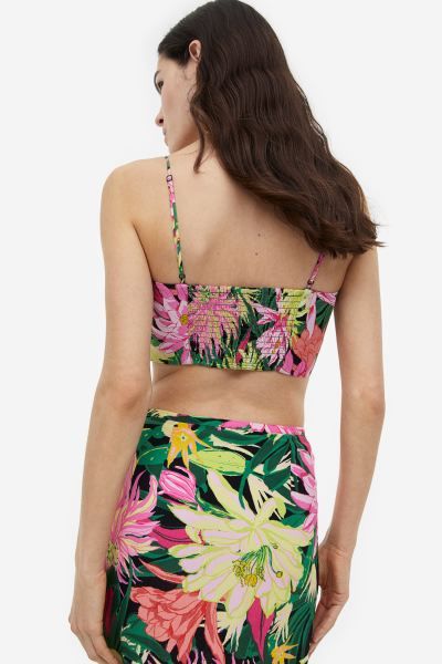 Crêped Bustier-style Top | H&M (US + CA)