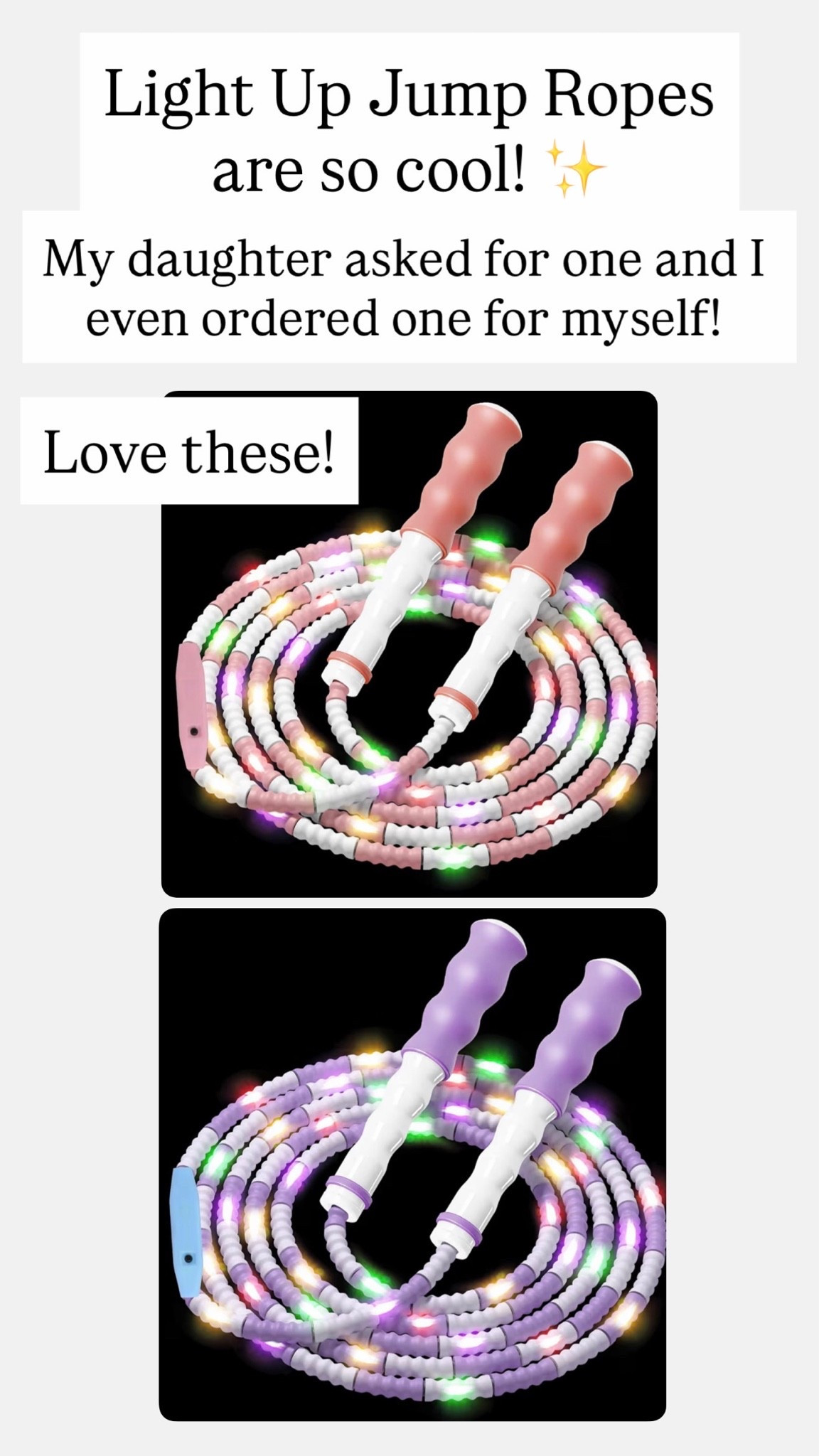 Light up jump ropes

#LTKmomlife