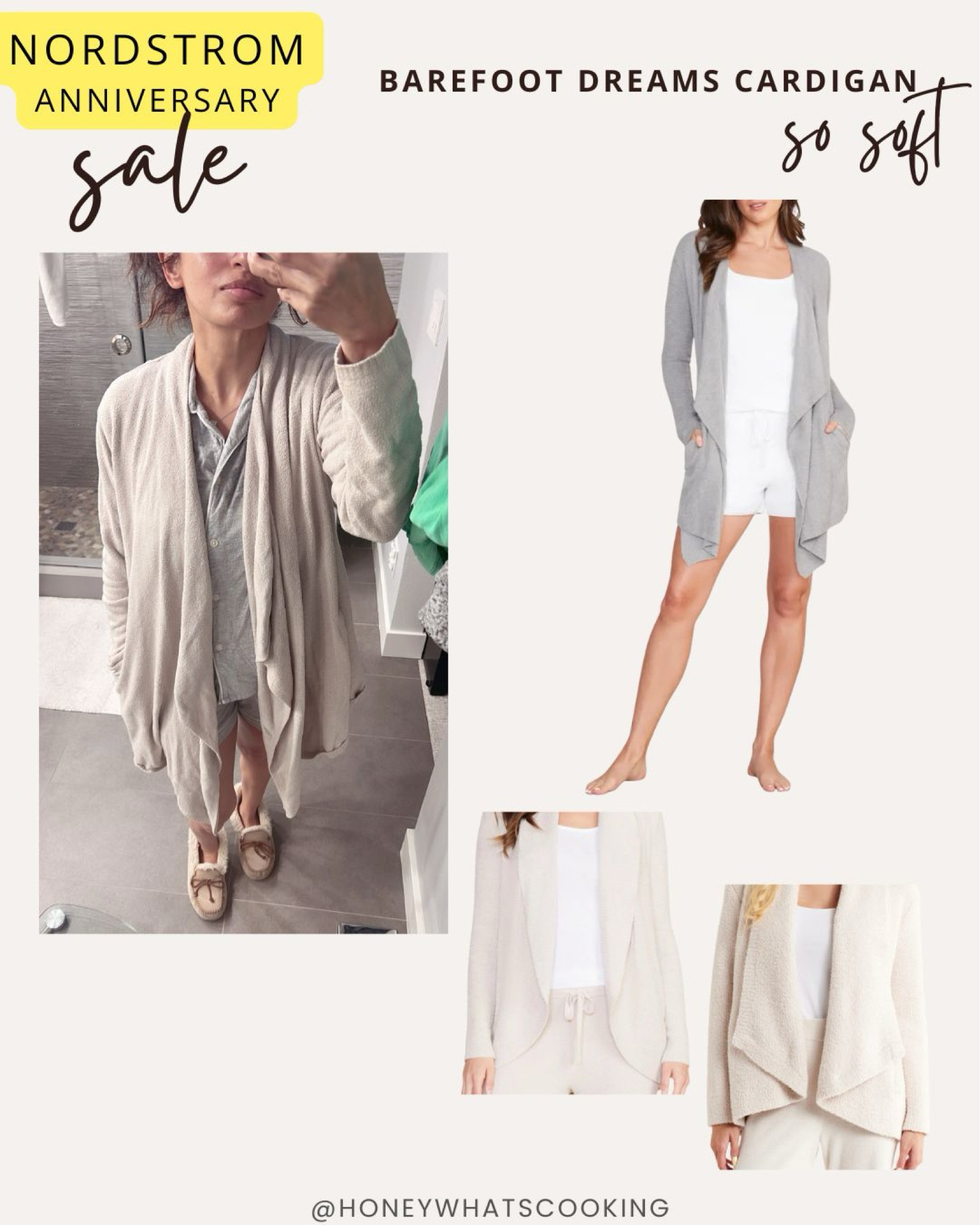 I love the barefoot dreams cardigan. It’s great to lounge in and it’s so cozy and soft. There are a few barefoot dreams, cardigans that are on sale right now so check them out. #Nordstromanniversarysale #nsale